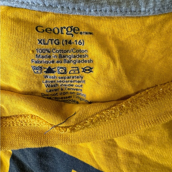 🦩5/$30🦩 Boys Yellow Long Sleeve Shirt - Picture 3 of 3